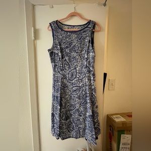 pretty blue business dress